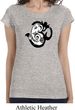Ladies Yoga Shirt Om Mashup Longer Length Tee T-Shirt