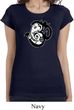 Ladies Yoga Shirt Om Mashup Longer Length Tee T-Shirt