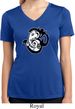 Ladies Yoga Shirt Om Mashup Moisture Wicking V-neck Tee T-Shirt