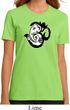 Ladies Yoga Shirt Om Mashup Organic Tee T-Shirt