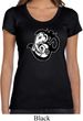 Ladies Yoga Shirt Om Mashup Scoop Neck Tee T-Shirt