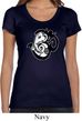 Ladies Yoga Shirt Om Mashup Scoop Neck Tee T-Shirt