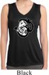 Ladies Yoga Shirt Om Mashup Sleeveless Moisture Wicking Tee T-Shirt