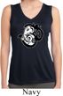 Ladies Yoga Shirt Om Mashup Sleeveless Moisture Wicking Tee T-Shirt