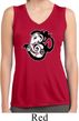 Ladies Yoga Shirt Om Mashup Sleeveless Moisture Wicking Tee T-Shirt