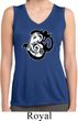 Ladies Yoga Shirt Om Mashup Sleeveless Moisture Wicking Tee T-Shirt