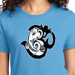 Ladies Yoga Shirt Om Mashup Tee T-Shirt