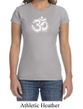 Ladies Yoga Shirt OM Tie Dye Crewneck Tee T-Shirt