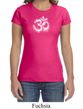 Ladies Yoga Shirt OM Tie Dye Crewneck Tee T-Shirt