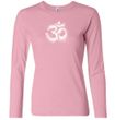 Ladies Yoga Shirt OM Tie Dye Long Sleeve Tee T-Shirt