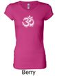Ladies Yoga Shirt OM Tie Dye Longer Length Tee T-Shirt