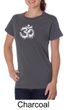 Ladies Yoga Shirt OM Tie Dye Organic Tee T-Shirt