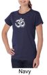 Ladies Yoga Shirt OM Tie Dye Organic Tee T-Shirt