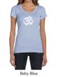Ladies Yoga Shirt OM Tie Dye Scoop Neck Tee T-Shirt