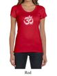 Ladies Yoga Shirt OM Tie Dye Scoop Neck Tee T-Shirt