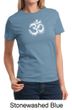 Ladies Yoga Shirt OM Tie Dye Tee T-Shirt