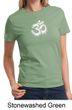 Ladies Yoga Shirt OM Tie Dye Tee T-Shirt