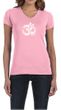 Ladies Yoga Shirt OM Tie Dye V-neck Tee T-Shirt