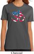 Ladies Yoga Shirt Patriotic Om Organic Tee T-Shirt