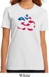 Ladies Yoga Shirt Patriotic Om Organic Tee T-Shirt