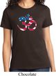 Ladies Yoga Shirt Patriotic Om Tee T-Shirt
