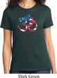 Ladies Yoga Shirt Patriotic Om Tee T-Shirt