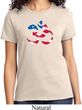 Ladies Yoga Shirt Patriotic Om Tee T-Shirt