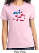 Ladies Yoga Shirt Patriotic Om Tee T-Shirt
