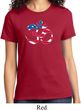 Ladies Yoga Shirt Patriotic Om Tee T-Shirt