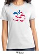 Ladies Yoga Shirt Patriotic Om Tee T-Shirt