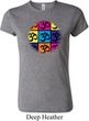 Ladies Yoga Shirt Pop Art Om Crewneck Tee T-Shirt