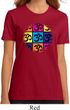 Ladies Yoga Shirt Pop Art Om Organic Tee T-Shirt