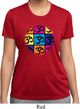 Ladies Yoga Shirt Pop Art Om Moisture Wicking Tee