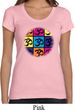 Ladies Yoga Shirt Pop Art Om Scoop Neck Tee T-Shirt