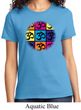 Ladies Yoga Shirt Pop Art Om Tee T-Shirt