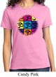 Ladies Yoga Shirt Pop Art Om Tee T-Shirt