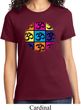 Ladies Yoga Shirt Pop Art Om Tee T-Shirt