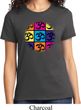 Ladies Yoga Shirt Pop Art Om Tee T-Shirt