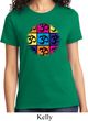 Ladies Yoga Shirt Pop Art Om Tee T-Shirt