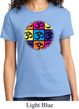 Ladies Yoga Shirt Pop Art Om Tee T-Shirt