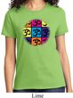 Ladies Yoga Shirt Pop Art Om Tee T-Shirt