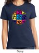 Ladies Yoga Shirt Pop Art Om Tee T-Shirt