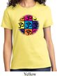 Ladies Yoga Shirt Pop Art Om Tee T-Shirt