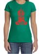 Ladies Yoga Shirt Red Tara Crewneck Tee T-Shirt