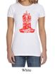 Ladies Yoga Shirt Red Tara Crewneck Tee T-Shirt