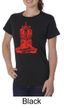 Ladies Yoga Shirt Red Tara Organic Tee T-Shirt