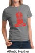 Ladies Yoga Shirt Red Tara Tee T-Shirt