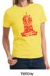 Ladies Yoga Shirt Red Tara Tee T-Shirt