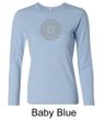 Ladies Yoga Shirt Sahasrara Chakra Meditation Long Sleeve Shirt