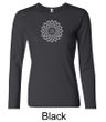 Ladies Yoga Shirt Sahasrara Chakra Meditation Long Sleeve Shirt